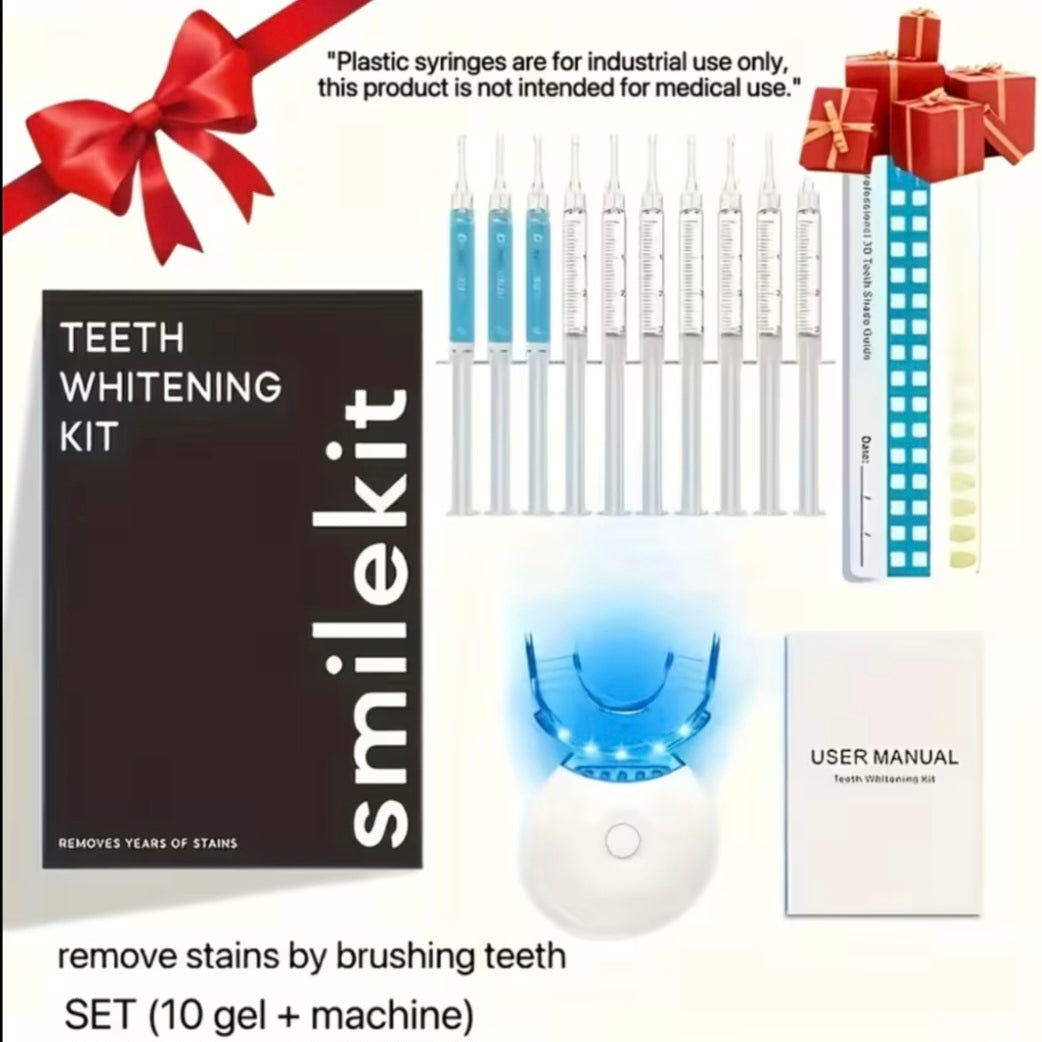 New Upgraded LED Teeth Whitening Kit