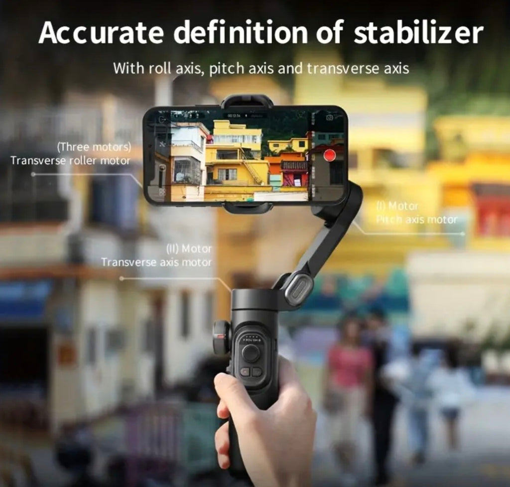 AOCHUAN XE 3-Axis Foldable Smartphone Gimbal Stabilizer