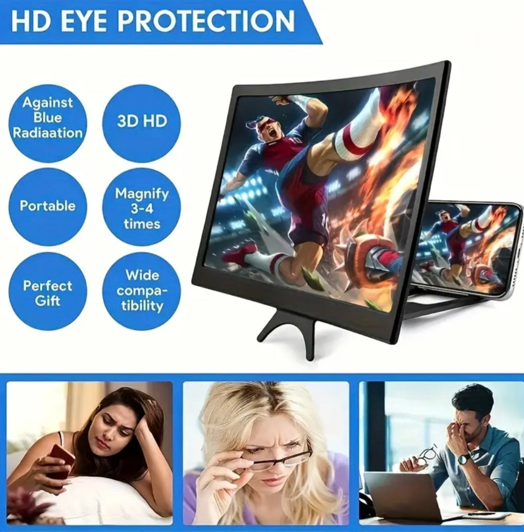 14" Foldable Phone Extender – 3D HD Screen Enhancer
