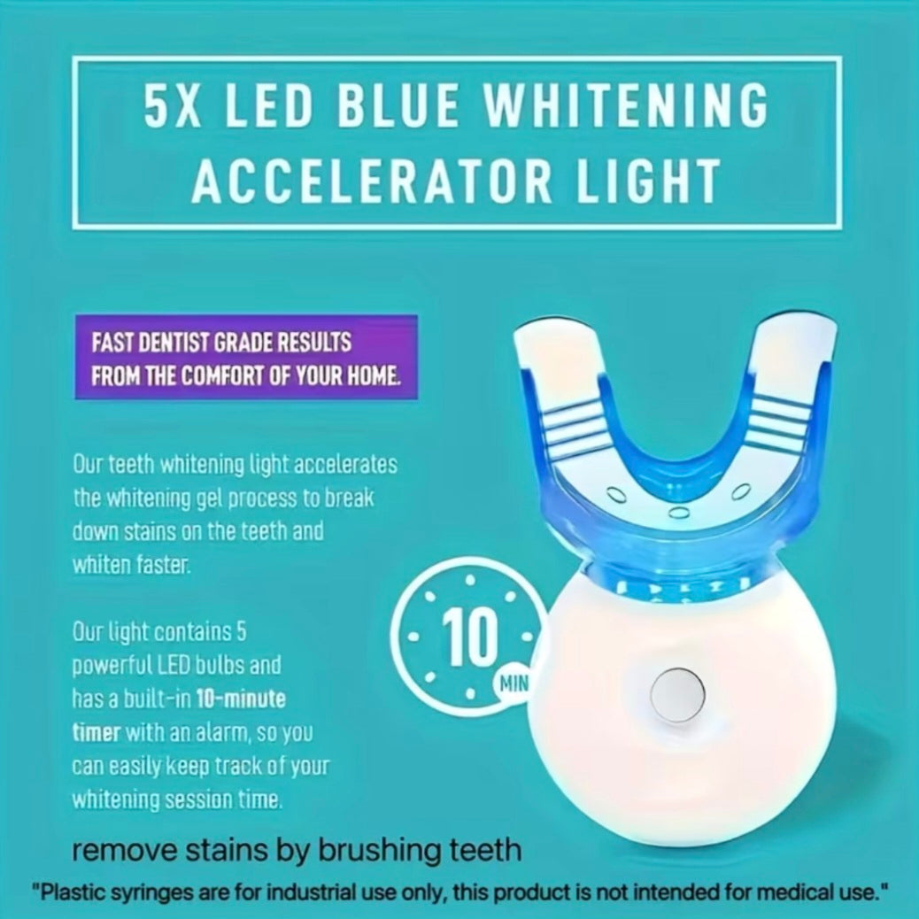 New Upgraded LED Teeth Whitening Kit – Professional-Grade Whitening at Home