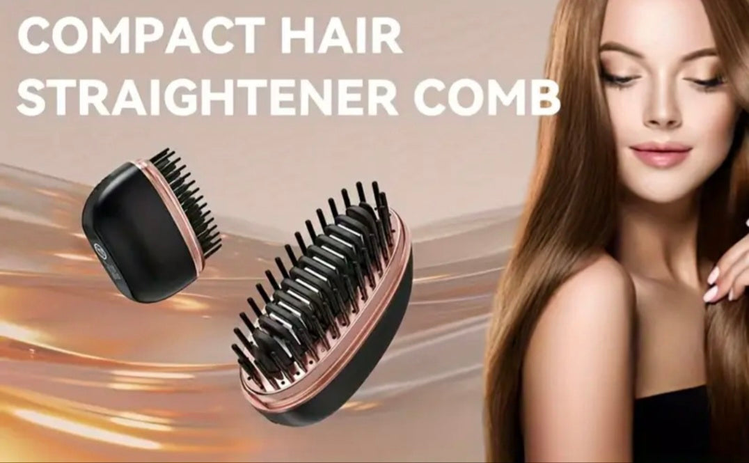 Mini Portable Wireless Hair Straightener – USB Rechargeable Compact Styler