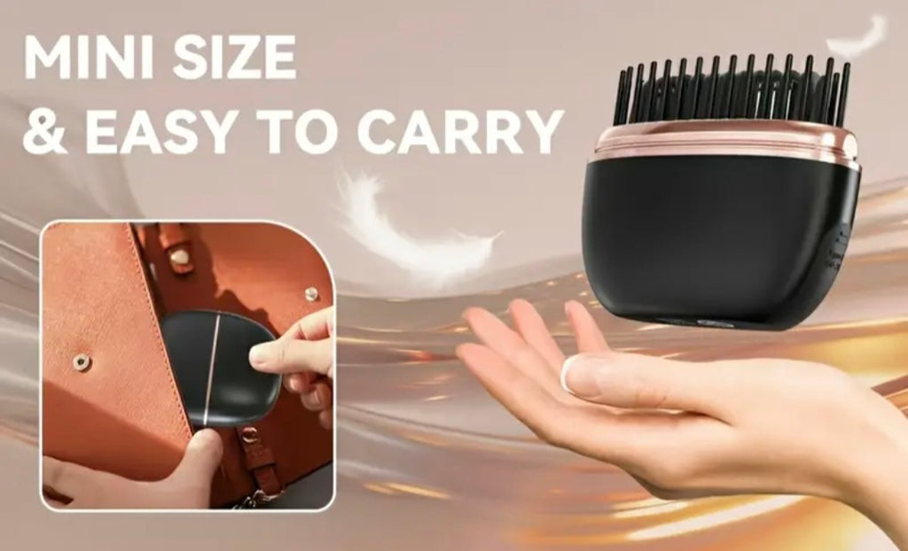 Mini Portable Wireless Hair Straightener – USB Rechargeable Compact Styler