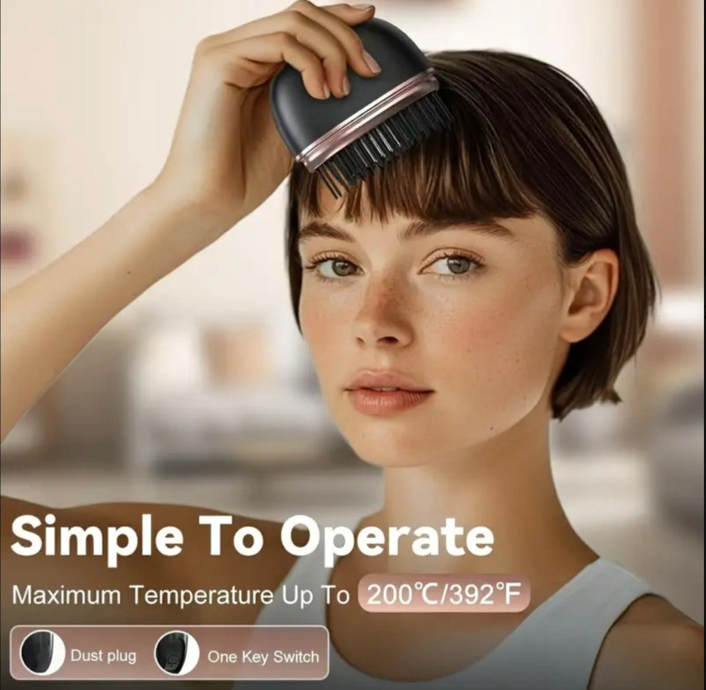 Mini Portable Wireless Hair Straightener – USB Rechargeable Compact Styler