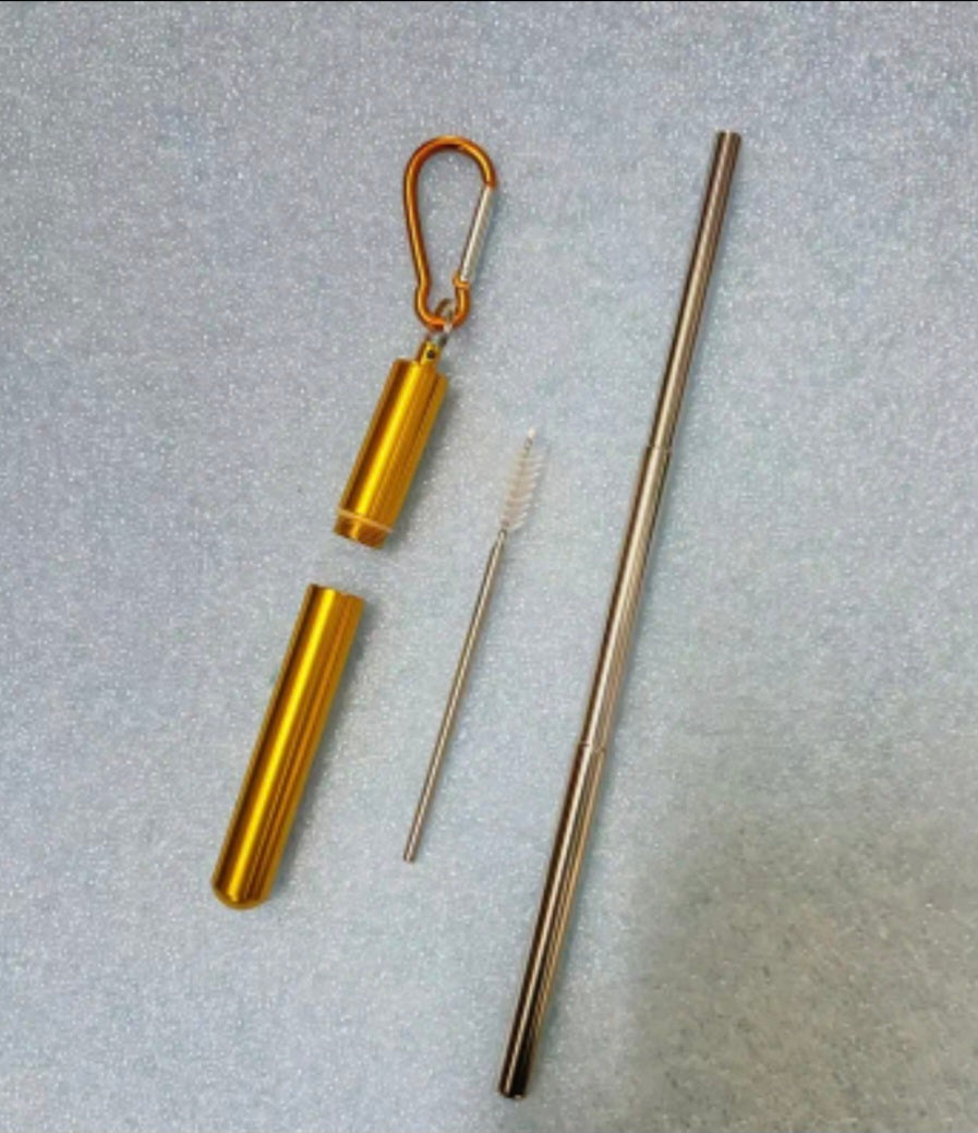 Premium Stainless Steel Straw Set