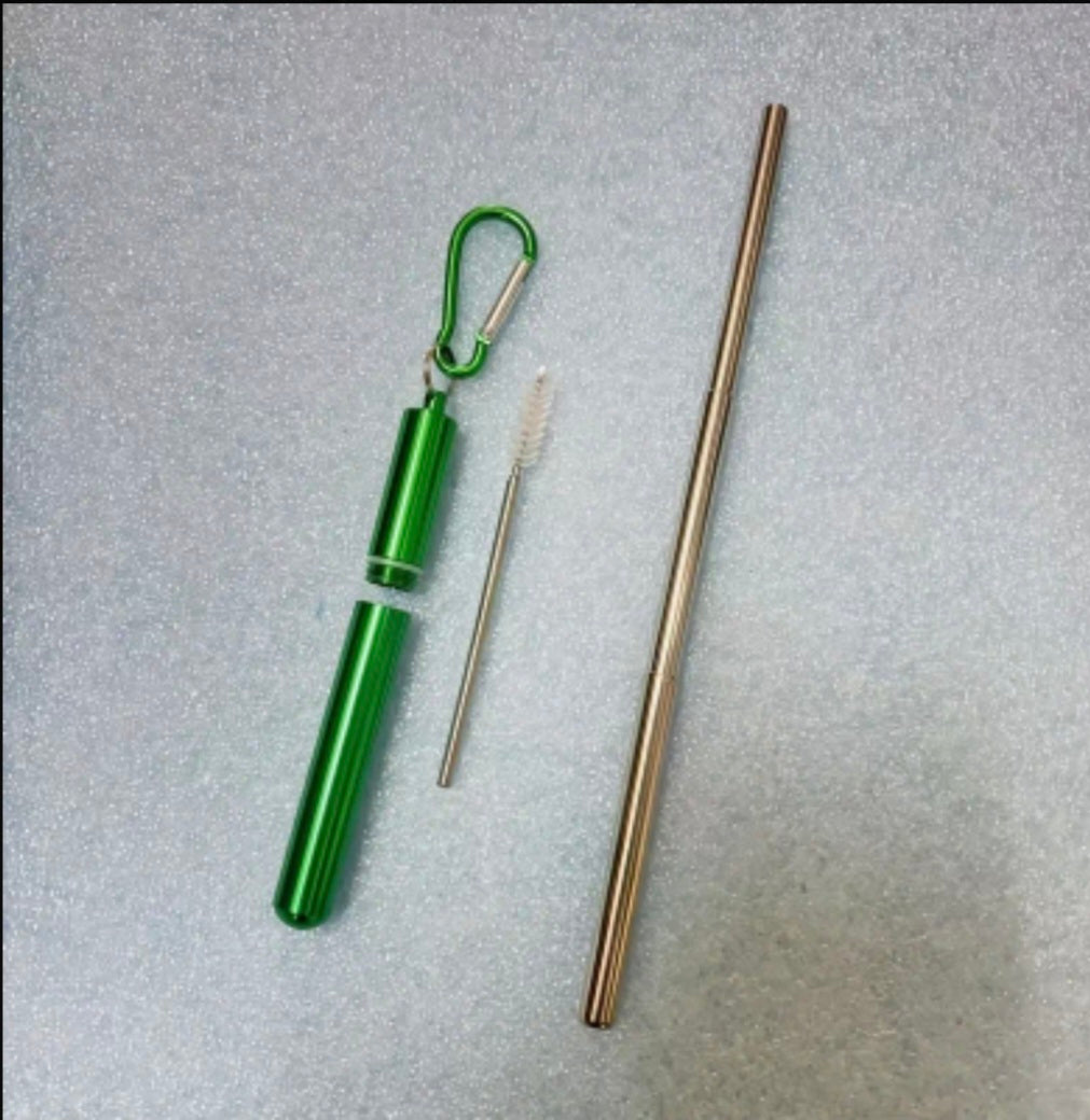 Premium Stainless Steel Straw Set